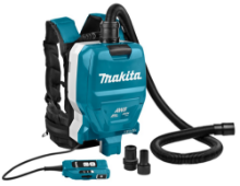 Afbeeldingen van Makita 2x18 V Rugstofzuiger DVC265ZXU