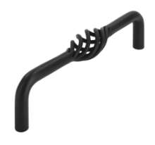 Afbeeldingen van Siro Meubelgreep metaal - boorafstand 128mm/L 136mm/H 38mm/B 19mm - mat zwart 