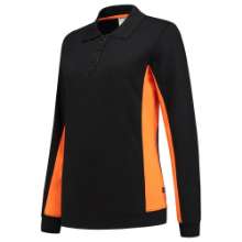 Afbeeldingen van Tricorp polosweater 302002 - maat 4XL - zwart/oranje 