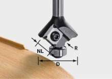 Afbeeldingen van Festool Keermes-afrondfrees HW S8 HW R3 D28 KL12,7OFK