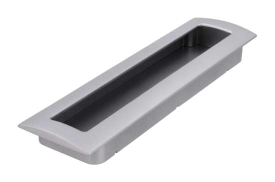 Afbeeldingen van Siro Schelpgreep metaal - boorafstand 160mm/L 197mm/H 20mm/B 54mm aluminium 