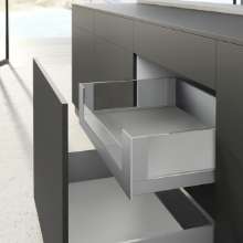 Afbeeldingen van Hettich AvanTech YOU Glazen inzet voor vorm te geven inliggend front, voor kastbreedte 1200 mm,  halve hoogte