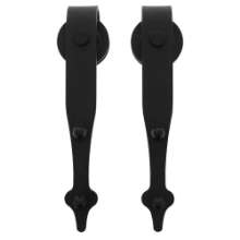 Afbeeldingen van INTERSTEEL Set van 2 hangrollen Classic 290 mm mat zwart 4501