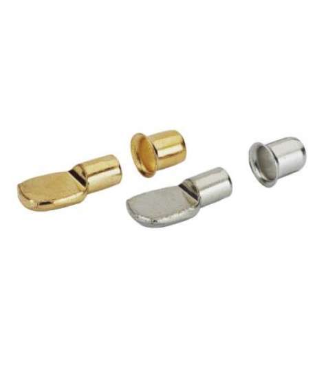 Afbeeldingen van Lepelplankdrager vernikkeld  stift 7 mm