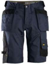 Afbeeldingen van Snickers Allround stretch loose fit korte broek 6151-9504, Maat 62, donker blauw/zwart