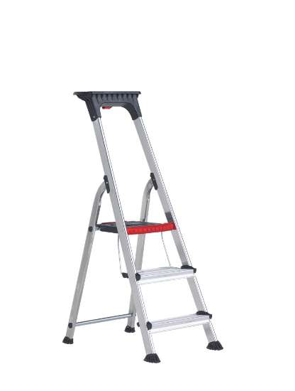 Afbeeldingen van Altrex Huishoudtrap double decker - 3 treden 
