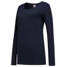 Afbeeldingen van Tricorp T-shirt lange mouw 101010 - maat 4XL - marineblauw 