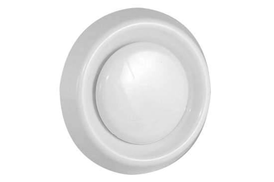 Afbeeldingen van Afzuigventiel 125mm wit met klemmen