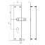Afbeeldingen van Schild renovatie rechthoekig 250x55x2mm RVS mat zwart