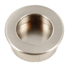 Afbeeldingen van Siro Schelpgreep metaal - L 40mm/H 16mm/B 40mm RVS effect 