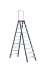 Afbeeldingen van Altrex dubbel oploopbare trap Falco - 2x10 treden 