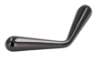 Afbeeldingen van Siro Meubelgreep metaal - boorafstand 64mm/L 71mm/H 21mm/B 9mm zwart chroom glanzend 