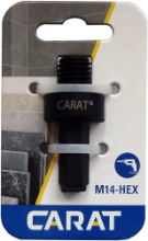 Afbeeldingen van Carat adapter - M14 naar zeskant - geschikt voor Carat EGP