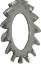 Afbeeldingen van Tandveerring Rvs    M4         Din6798 A
