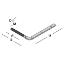 Afbeeldingen van GB Wandplaatanker M12 140x200 Verzinkt Draad