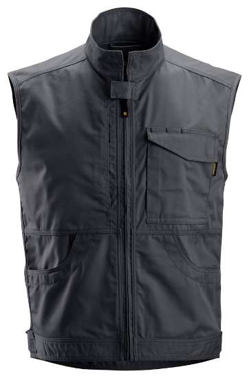 Afbeeldingen van Snickers bodywarmer 4373-5800 maat XS staal grijs