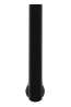 Afbeeldingen van Siro Garderobe element metaal - L 250mm/H 60mm/B 12mm mat zwart 