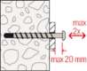 Afbeeldingen van Fischer betonschroef FBS II - Ø6x60mm T30 - platverzonkenkop