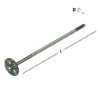Afbeeldingen van GB Flex-5 plug320 Ø8 Nylon