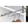 Afbeeldingen van Hettich Kleerhangerhouder met ladegeleider op Quadro-basis, 500 mm, zilver