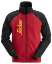 Afbeeldingen van Snickers logo jack met rits 2887-1604, Maat XS, chili rood/zwart