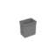 Afbeeldingen van Hettich Emmer 5,5 l, kunststof, grijs, B x T x H 155 x 222 x 227 mm, voor afvalsysteem Bin.it Flex