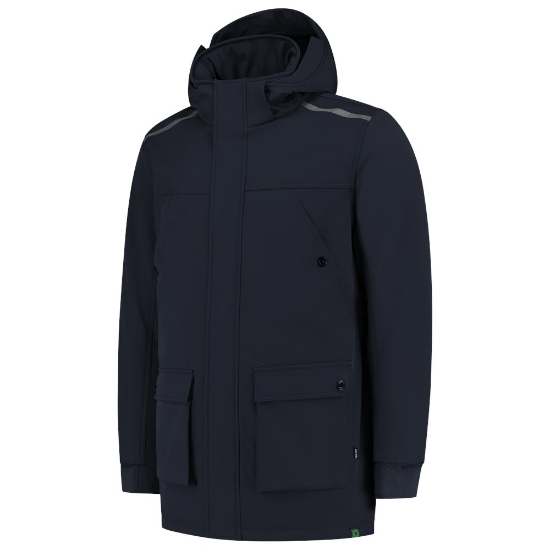 Afbeeldingen van Tricorp softshell parka 402713 - maat 4XL - inkt 