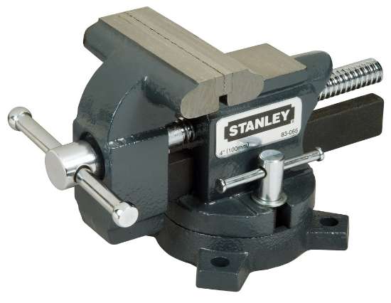 Afbeeldingen van Stanley bankschroef MaxSteel - 85mm klemdiepte klemcapaciteit 100mm - snelspan vaste bekken