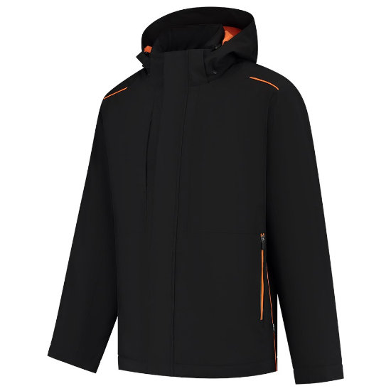 Afbeeldingen van Tricorp winter tech shell Accent - maat XS - zwart/oranje  