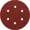 Afbeeldingen van Kelfort schuurschijf 150mm rood 10st 6 gaten