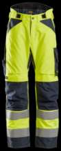 Afbeeldingen van Snickers werkbroek 6639-6695  geel