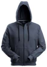 Afbeeldingen van Snickers zip hoodie 2801-9500 maat L donker blauw