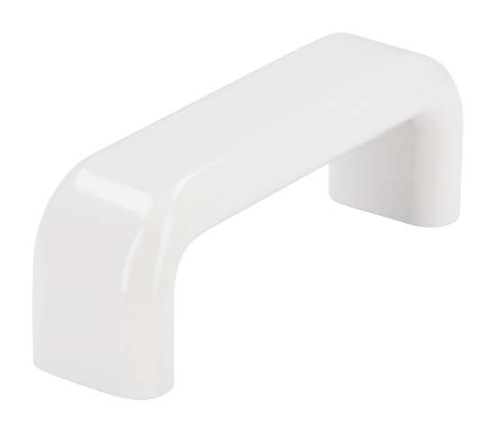 Afbeeldingen van Siro Meubelgreep kunststof - boorafstand 64mm/L 75mm/H 26mm/B 20mm - wit 