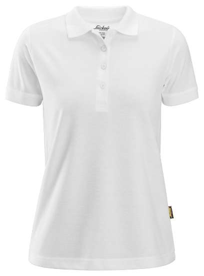 Afbeeldingen van Snickers dames polo 2702-0900 maat M wit