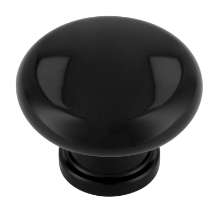 Afbeeldingen van Siro Meubelknop kunststof - L 40mm/H 31mm/B 40mm - zwart 