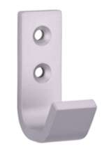 Afbeeldingen van Siro Kapstokhaak metaal - boorafstand 16mm/L 54mm/H 37mm/B 19mm aluminium 