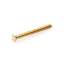 Afbeeldingen van metaalschroef - M5x20mm zaagsnede - platkop blank messing DIN963