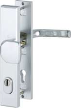 Afbeeldingen van Hoppe Inbraakwerend-wisselgarnituur aluminium London 61G/2236ZA/2214/113 - PC92 - F1