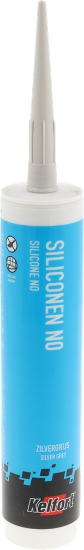 Afbeeldingen van Kelfort siliconenkit NO - 310ml - zilver grijs 
