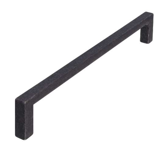 Afbeeldingen van Siro Meubelgreep metaal - boorafstand 160mm/L 168mm/H 28mm/B 8mm antiek ijzer 