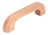 Afbeeldingen van Siro Meubelgreep hout - boorafstand 96mm/L 112mm/H 30mm/B 17mm gelakt beuken 