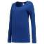 Afbeeldingen van Tricorp T-Shirt lange mouw dames 101010 Royalblue M