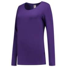 Afbeeldingen van Tricorp T-Shirt lange mouw dames 101010 Paars 3XL
