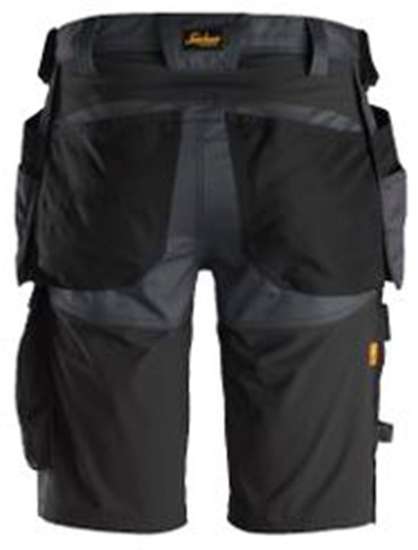 Afbeeldingen van Snickers korte broek 6141-5804 - maat 44 - staalgrijs