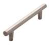 Afbeeldingen van Siro Meubelgreep metaal - boorafstand 96mm/L 135mm/H 27mm/B 10mm - RVS effect 