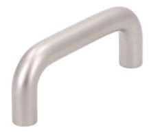 Afbeeldingen van Siro Meubelgreep metaal - boorafstand 64mm/L 74mm/H 29mm/B 10mm nikkel mat 