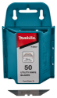 Afbeeldingen van Makita Reservemes P-90607 - voor klapmes P-90582 - 50 stuks