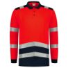 Afbeeldingen van Poloshirt High Vis Bicolor Lange Mouw
