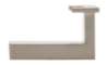 Afbeeldingen van Siro Kapstokhaak metaal - boorafstand 24mm/L 52mm/H 31mm/B 43mm RVS effect 
