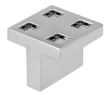 Afbeeldingen van Siro Meubelgreep metaal - boorafstand 16mm/L 30mm/H 25mm/B 30mm - chroom glanzend 